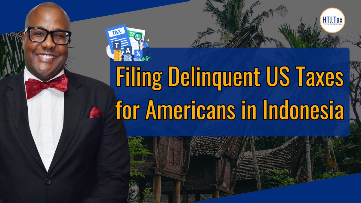 derren43's tweet image. [ Offshore Tax ] Filing Delinquent US Taxes for Americans in Indonesia.
youtu.be/df1ZDxLh3zY

Need #InternationalTax advice? We are here...

#IRSCompliance #StreamlinedFiling #USExpatTax #OffshoreDisclosure #TaxAmnesty #FBARFiling #TaxCompliance #USExpatriates