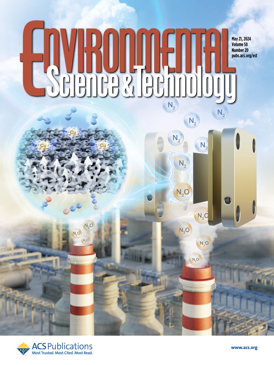 Environmental Science & Technology Journals (@envscitech) on Twitter photo In the latest issue of ES&T: Researchers led by <a href="/Xuanhao_Wu/">Xuanhao Wu (吴轩浩)</a> at <a href="/ZJU_China/">Zhejiang University</a> developed a copper-based single-atom catalyst featuring atomic Cu on nitrogen-doped carbon black for the electrocatalytic reduction of #nitrousoxide. #electrocatalysis
Read: go.acs.org/9Ak In the latest issue of ES&T: Researchers led by <a href="/Xuanhao_Wu/">Xuanhao Wu (吴轩浩)</a> at <a href="/ZJU_China/">Zhejiang University</a> developed a copper-based single-atom catalyst featuring atomic Cu on nitrogen-doped carbon black for the electrocatalytic reduction of #nitrousoxide. #electrocatalysis
Read: go.acs.org/9Ak