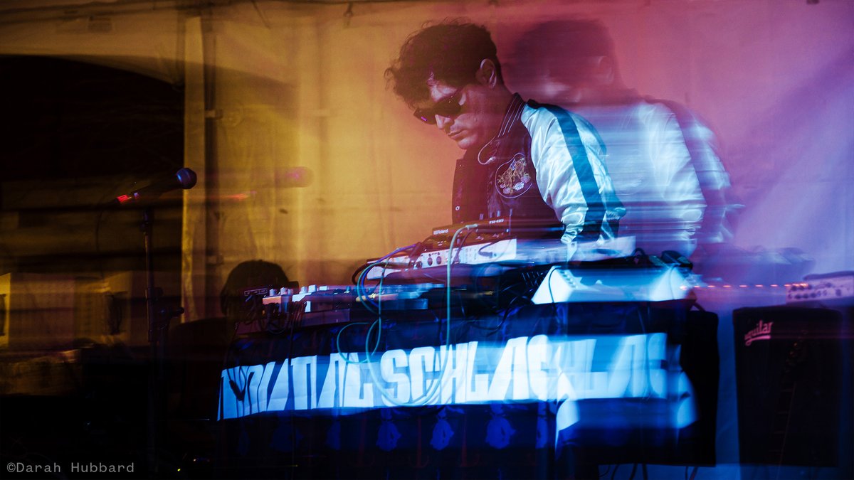Berlin's <a href="/minimalschlager/">Minimal Schlager</a> brought their unique blend of blend of Italo disco, dark wave, and synth-pop to the 2024 #SXSW Music Festival. 🪩✨