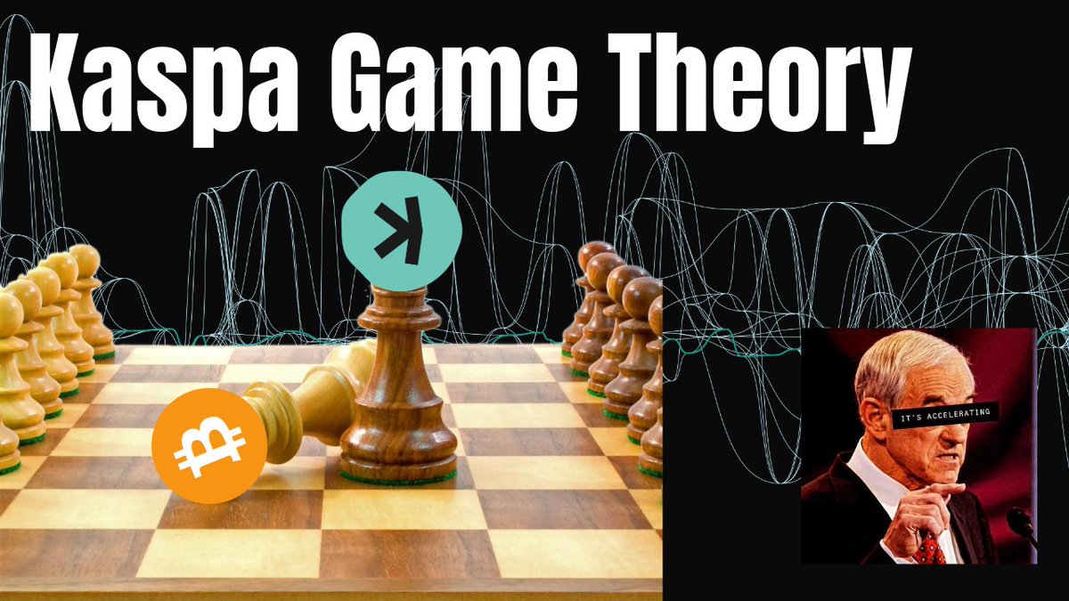 I'm working on my next YouTube video where I will be talking about the game theory of #Kaspa

'It might make sense just to get some in case it catches on'

Make sure to subscribe so you don't miss it - youtube.com/@mikogenno?si=…