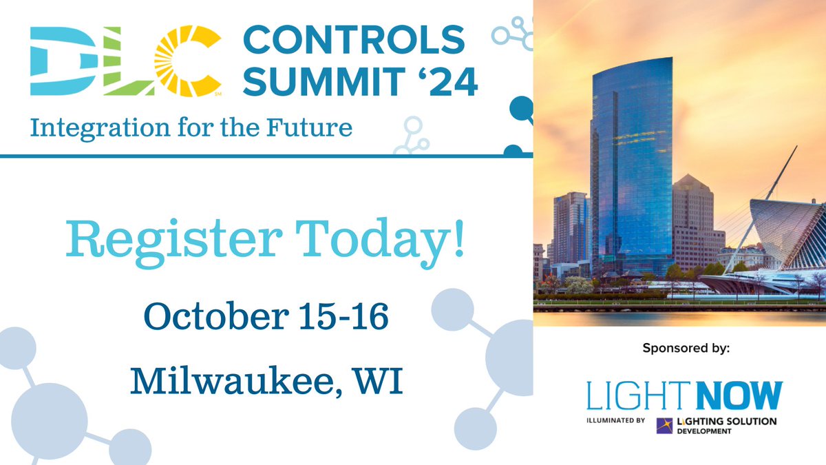 DesignLights Consortium (DLC) (@designlightsssl) on Twitter photo 🙏 A big thank you to our media sponsor, <a href="/LightNOWblog/">LightNOWnews</a> for their second year supporting the DLC Controls Summit! Check out LightNOW's website and sign up for their newsletter. Register for the 2024 DLC Controls Summit here: ow.ly/M1Pn50S2mqY #energyefficiency #lighting #LED 🙏 A big thank you to our media sponsor, <a href="/LightNOWblog/">LightNOWnews</a> for their second year supporting the DLC Controls Summit! Check out LightNOW's website and sign up for their newsletter. Register for the 2024 DLC Controls Summit here: ow.ly/M1Pn50S2mqY #energyefficiency #lighting #LED