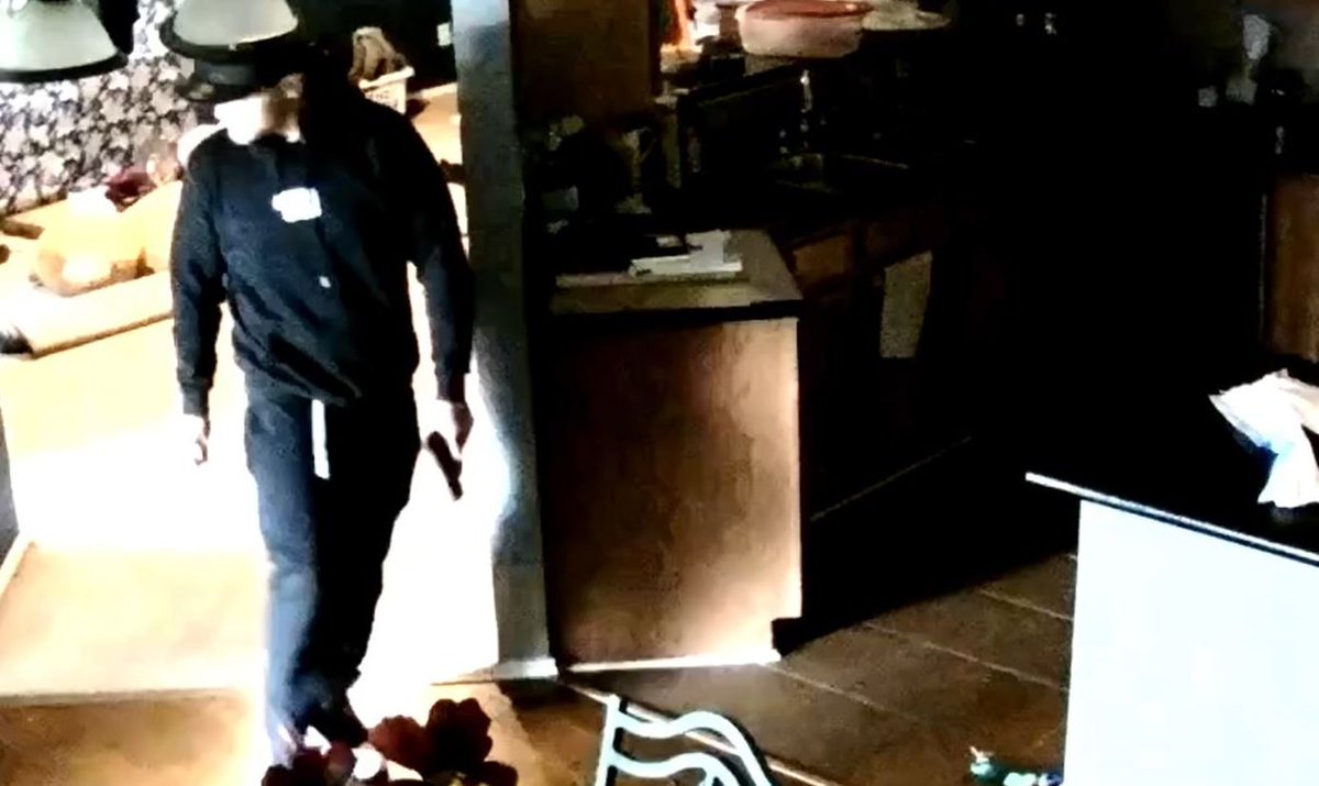 DO YOU RECOGNIZE THIS PERSON?: The Bexar County Sheriff's Office says the suspect was caught on surveillance video kicking in the front door of the West Side home. Video shows the person carrying a handgun while inside the home. bit.ly/3J4kN1b