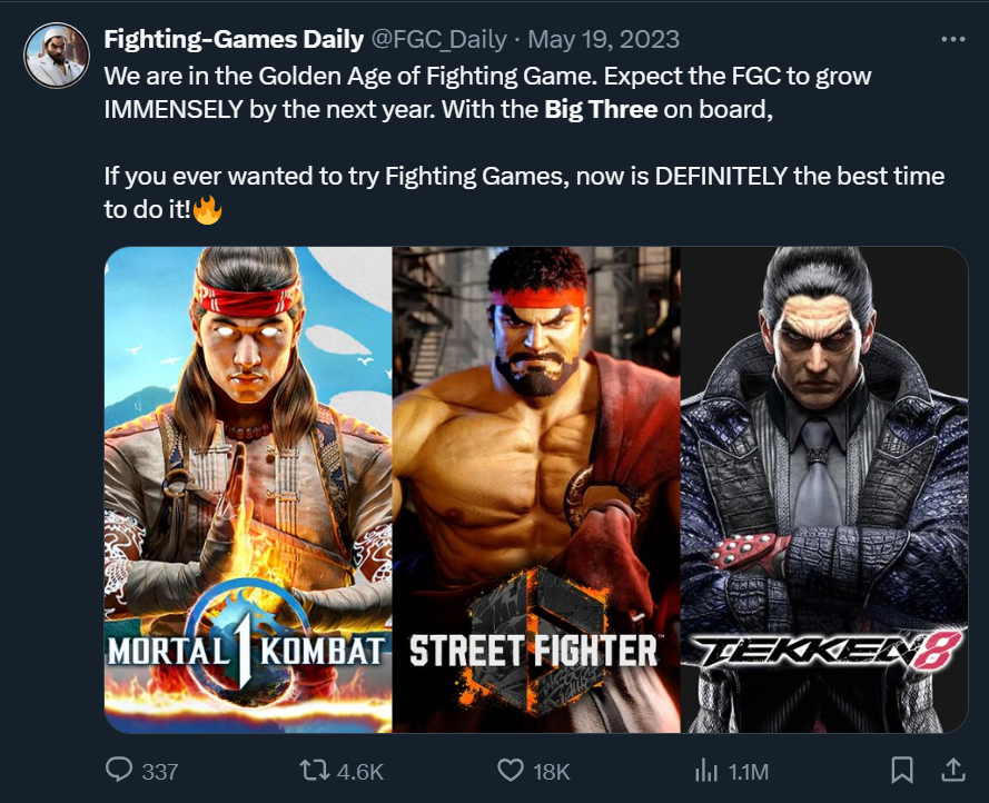 Fighting-Games Daily tweet media