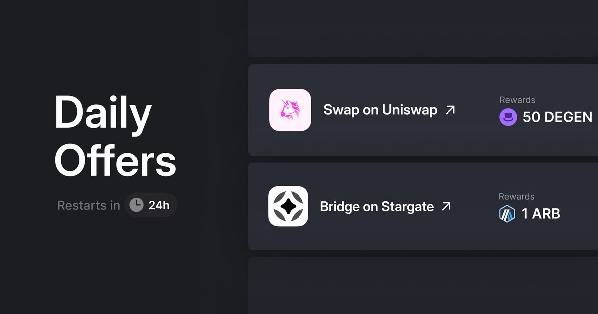 ◣ New feature unlocked: Daily Offers!

CUBE holders can now earn personalized airdrops for onchain activity every day.