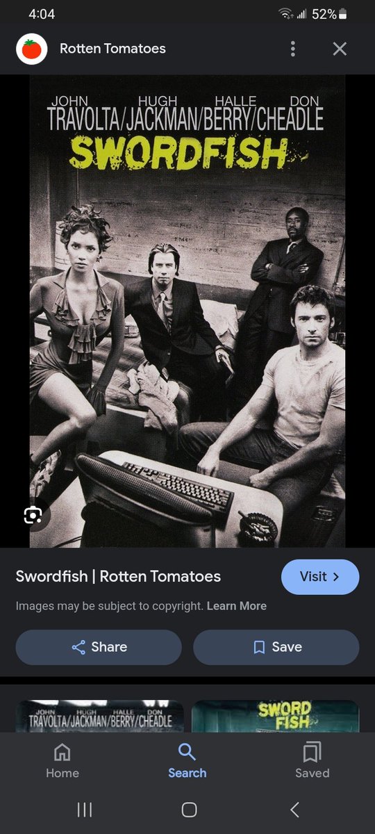 Ageizm's tweet photo. @ATRightMovies Swordfish https://t.co/7zVepsGD9v