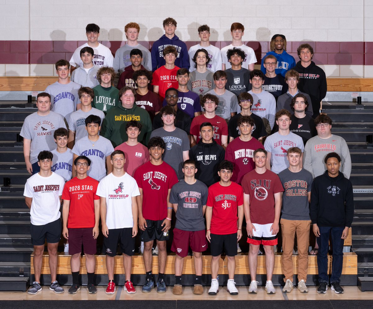 Today, #SJP2024 celebrated their college selections! w a final group photo. We are so glad that we have journeyed with them during these past four years.

As a #Catholic, #Jesuit, #Urban school, we took photos of those attending Catholic, Jesuit, and Philly-area schools.