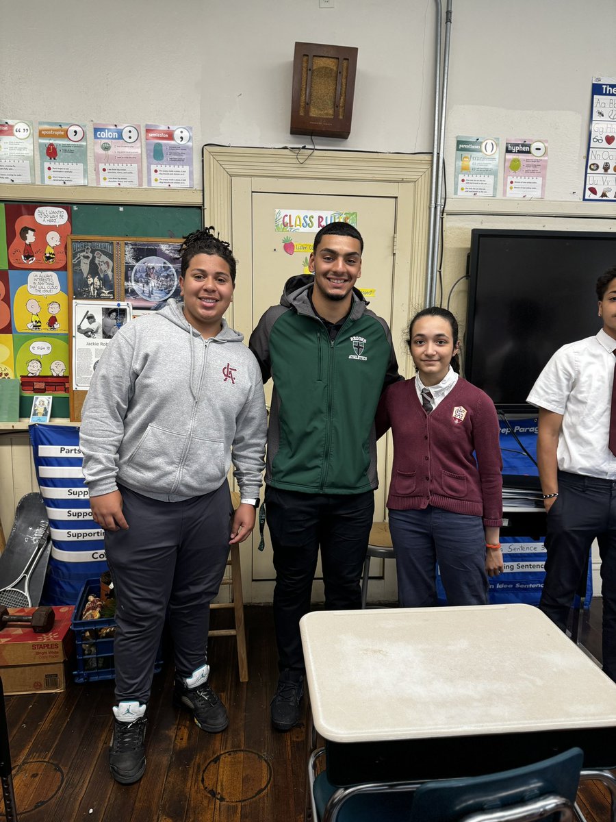 LawCathAcad's tweet photo. Joel Mireles spoke today about being 1% better every day and stepping outside of their comfort zones to achieve everything God has planned for them and reaching their full potential. Joel is a Lawrence resident, Brooks School graduate and headed to Georgetown in the Fall! https://t.co/St11O3Ie10