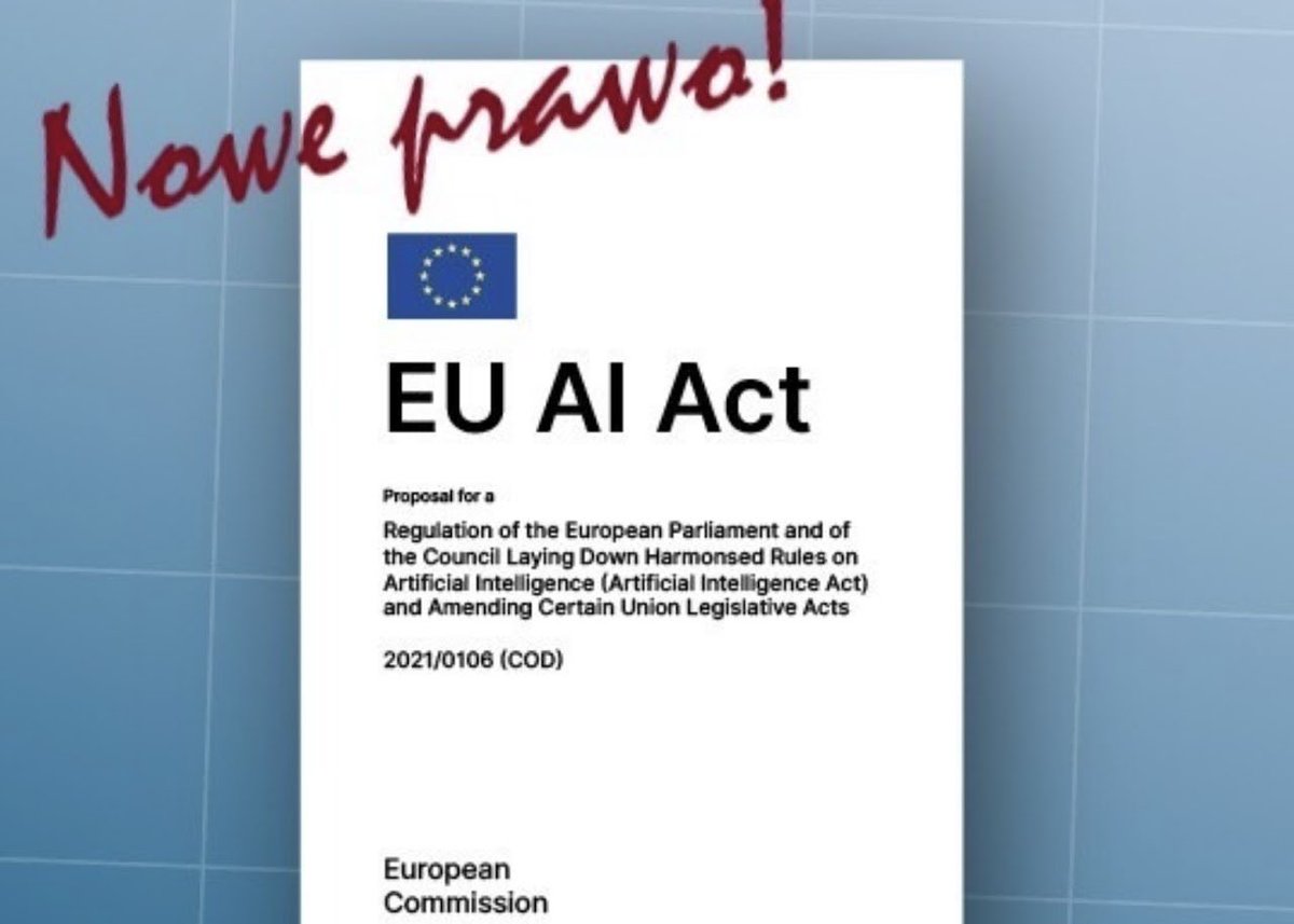 .@jan_kutra: 21 maja Rada UE, po wcześniejszym zatwierdzeniu projektu przez Parlament Europejski, przyjęła #AIact, będącą pierwszą na świecie regulacją wystosowaną przez organizację ponadnarodową. Akt normatywny określa i dzieli sztuczną inteligencję na... centrico.pl/reporterzy/jan