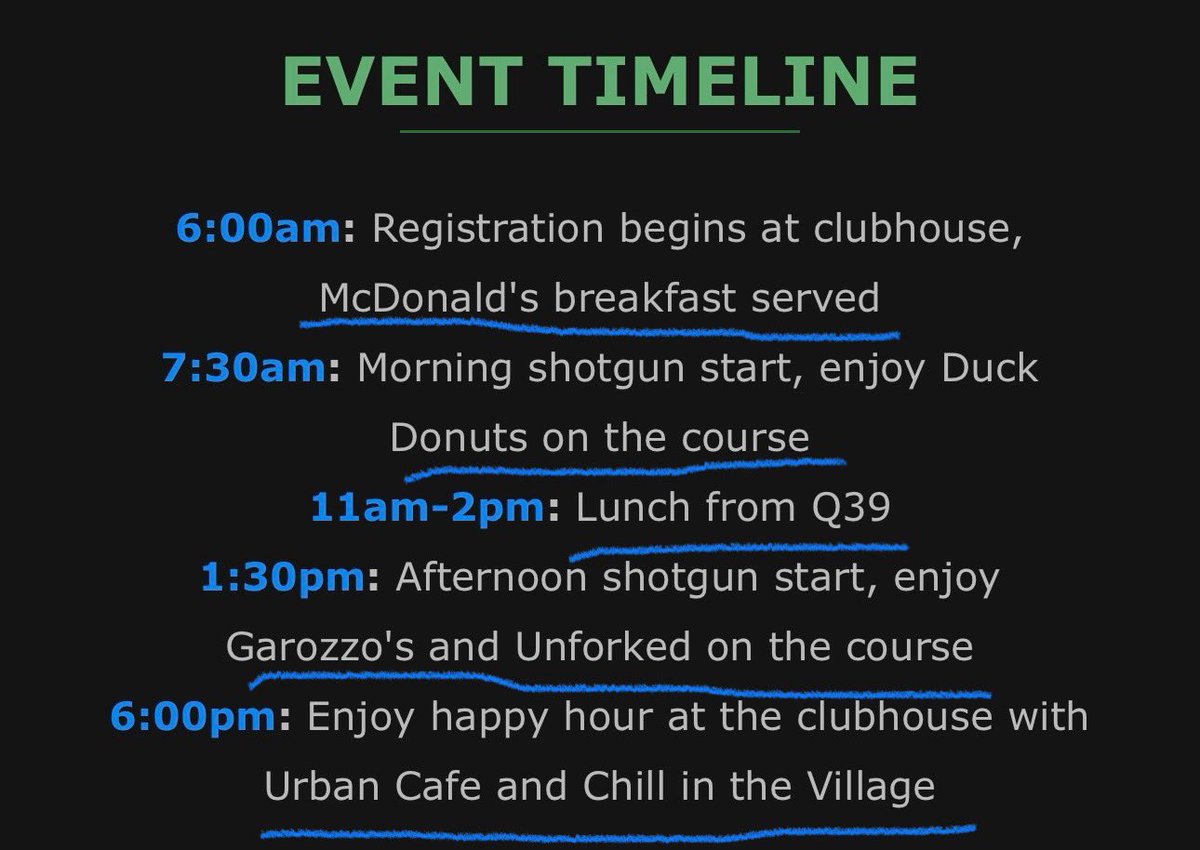 Is this a golf tournament or an eating competition?  <a href="/ColtKnost/">Colt Knost</a> would have himself a day. <a href="/chambleebrandel/">Brandel Chamblee</a> wouldn’t make it through the 4 hour kc bbq lunch.