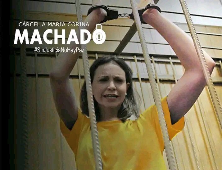 En este preciso momento María Corina Machado el deseo de los venezolanos cansados de la soberbia tú sueño americano de entregarnos como esclavos a EEUU 🇺🇸 #AmorPorVenezuela 🇻🇪 #ModoMaduro #PuebloMaduroActivo @NicolasMaduro @dcabellor @Monagasrebelde1 @dcabellol @Mercede073