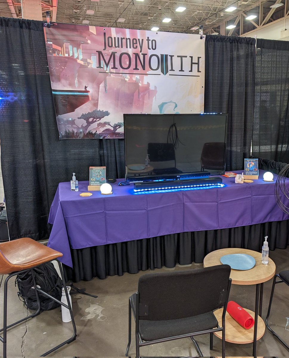 Booth is set up! Come say hi this weekend at Dreamhack Dallas! #DHDallas