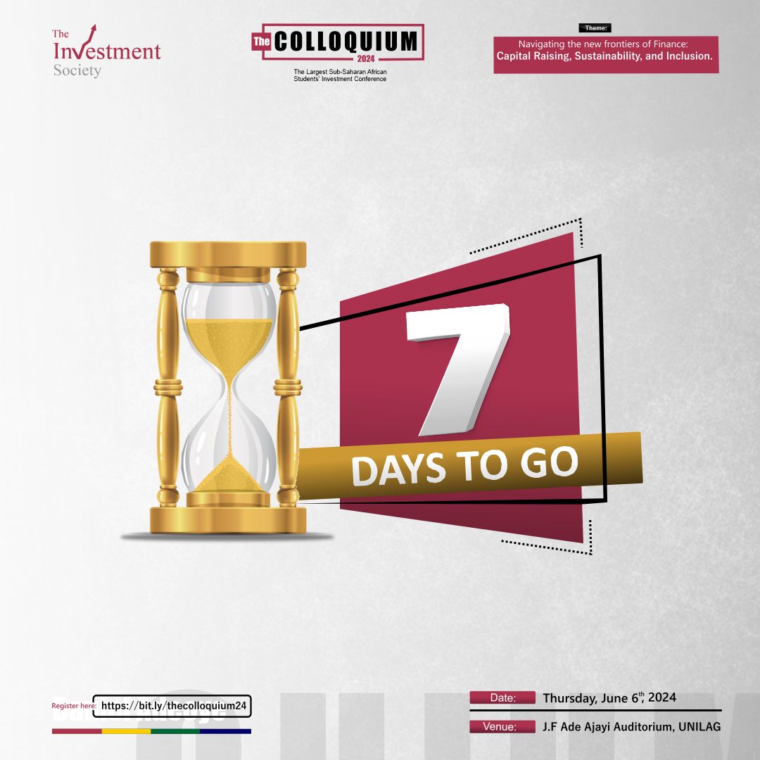 TISUnilag's tweet image. If you're yet to register for The Colloquium 2024, you're not on the right side 🧏

Do well to share with your network
🫶 Turn on notifications and 
🫶Stay updated for more info on our panel Sessions 🔥🔥

REGISTER NOW!
🔗 bit.ly/thecolloquium24

#thecolloquium24 #7dayscountdown