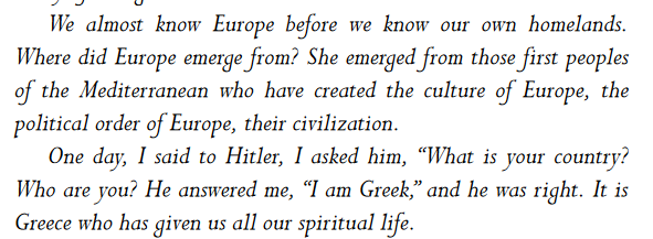 'I am Greek' -Hitler