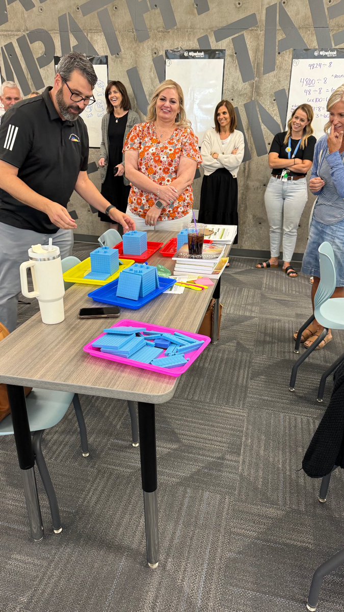 ShannonOlsonEd's tweet photo. Principal Academy in WCSD was a success! Facilitated sessions supporting principals in task-based instruction focused on major standards. I love being with adults as they engage in the math themselves! 

#elementaryprincipal #elementarymath #mathcoach #mathtasks https://t.co/wCHIgET0gC