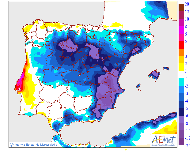 📉🌡️¡Alivio térmico! Tras el calor más propio del verano que hemos tenido estos días, mañana y el sábado descienden notablemente las temperaturas. Mañana contaremos con hasta 6 y 10°C menos que hoy por la tarde en la provincia de #Albacete. #meteoAB