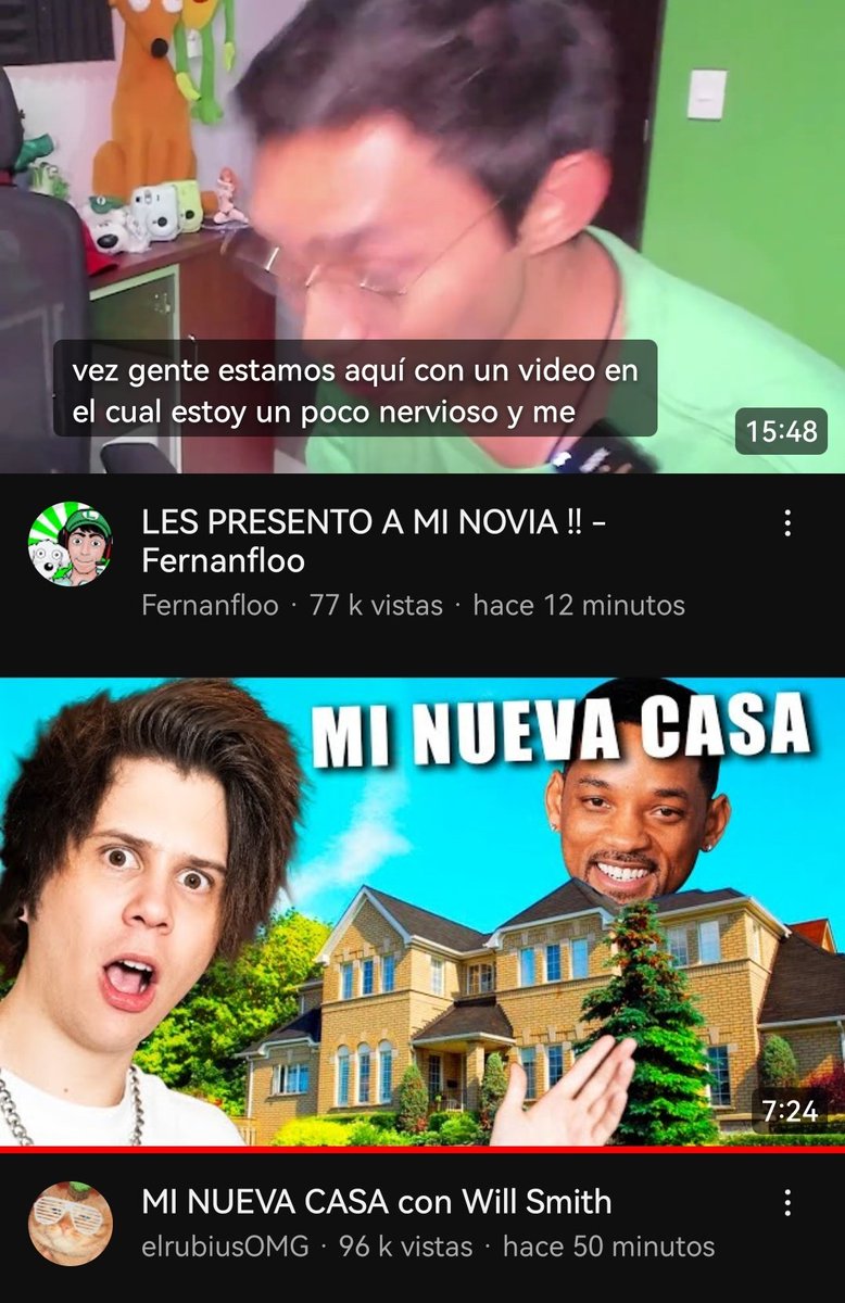 De repente es 2015 y entras a YouTube a ver si subieron video tus YouTubers favoritos 🥲