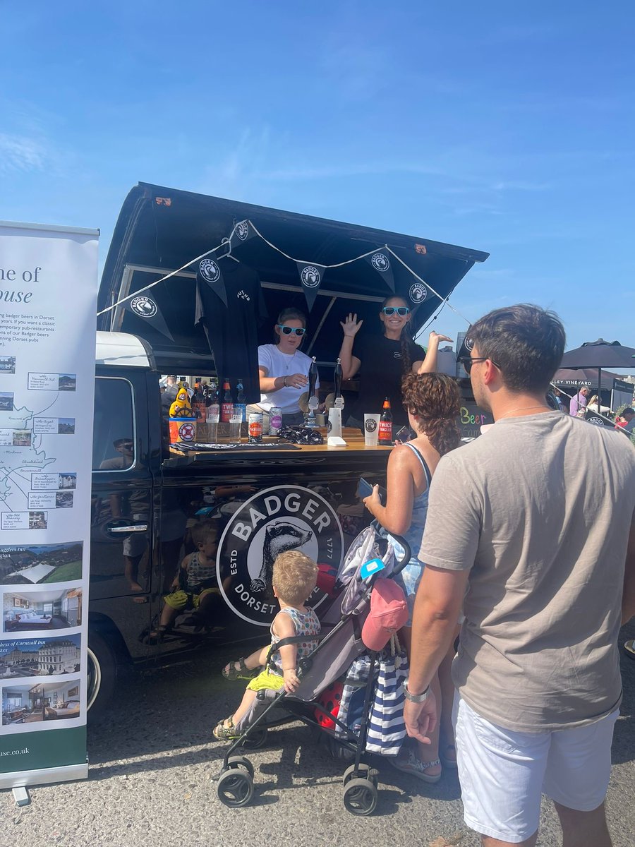 DorsetSeafood's tweet photo. Hall &amp; Woodhouse join us for the 5th year as Silver sponsor. The Badger Brewery Beer Garden was a HUGE hit last year.Make sure you've got your ticket to sample the incredible @badgerbeers! Don't forget the incredible Beer &amp; Cheese Pairings, from Mark Woodhouse 🧀🍻
#badgerbeers https://t.co/oaHjNDJhQX