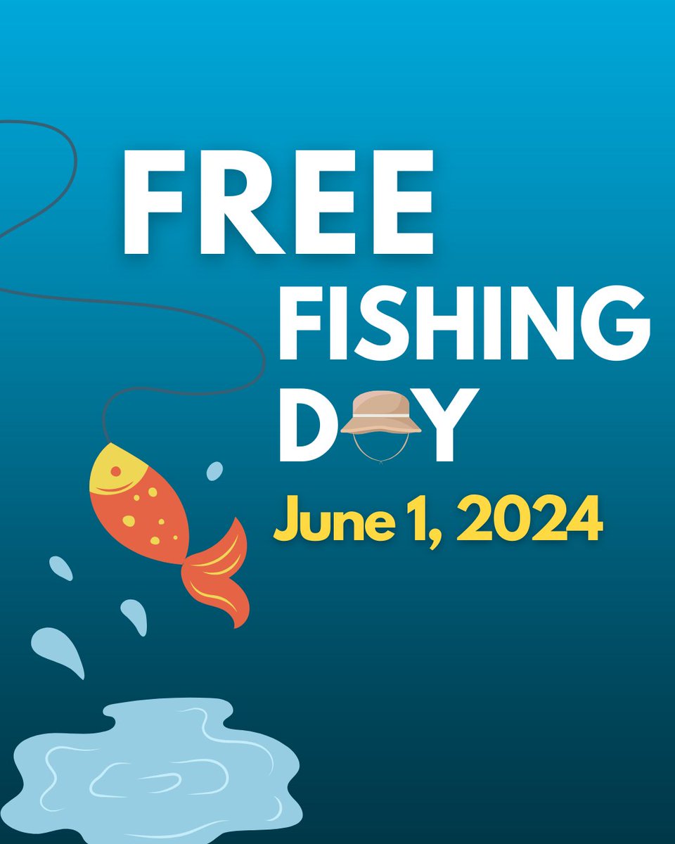 Saturday is #FreeFishingDay in Texas 🎉🎣

Fish without a license on public waterways throughout the state.

Find places to fish at bit.ly/FreeFishingJun…

#TexasFishing
