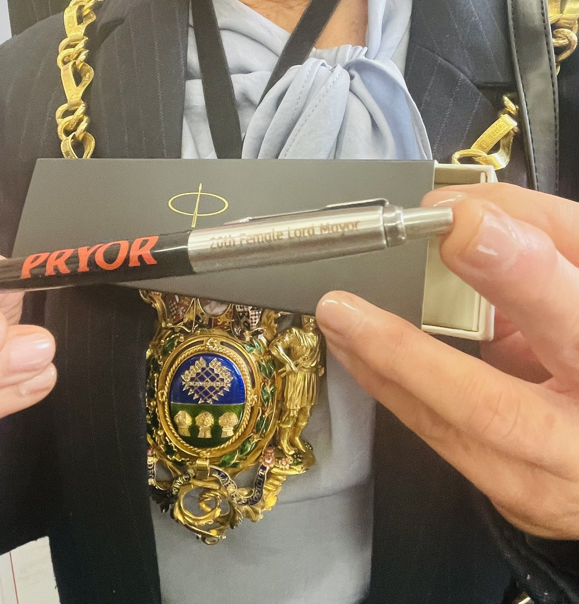 Lord Mayor Jayne (@sheff_lordmayor) on Twitter photo Thank you <a href="/PryorMarking/">Pryor Marking</a> for inviting me to join your 175 year celebration and for letting me leave my mark 😉 love my pen 🖊️ and the inscription ! #20femalelordmayor <a href="/MadeInSheffield/">Made In Sheffield</a> #manufacturing #sheffield Thank you <a href="/PryorMarking/">Pryor Marking</a> for inviting me to join your 175 year celebration and for letting me leave my mark 😉 love my pen 🖊️ and the inscription ! #20femalelordmayor <a href="/MadeInSheffield/">Made In Sheffield</a> #manufacturing #sheffield