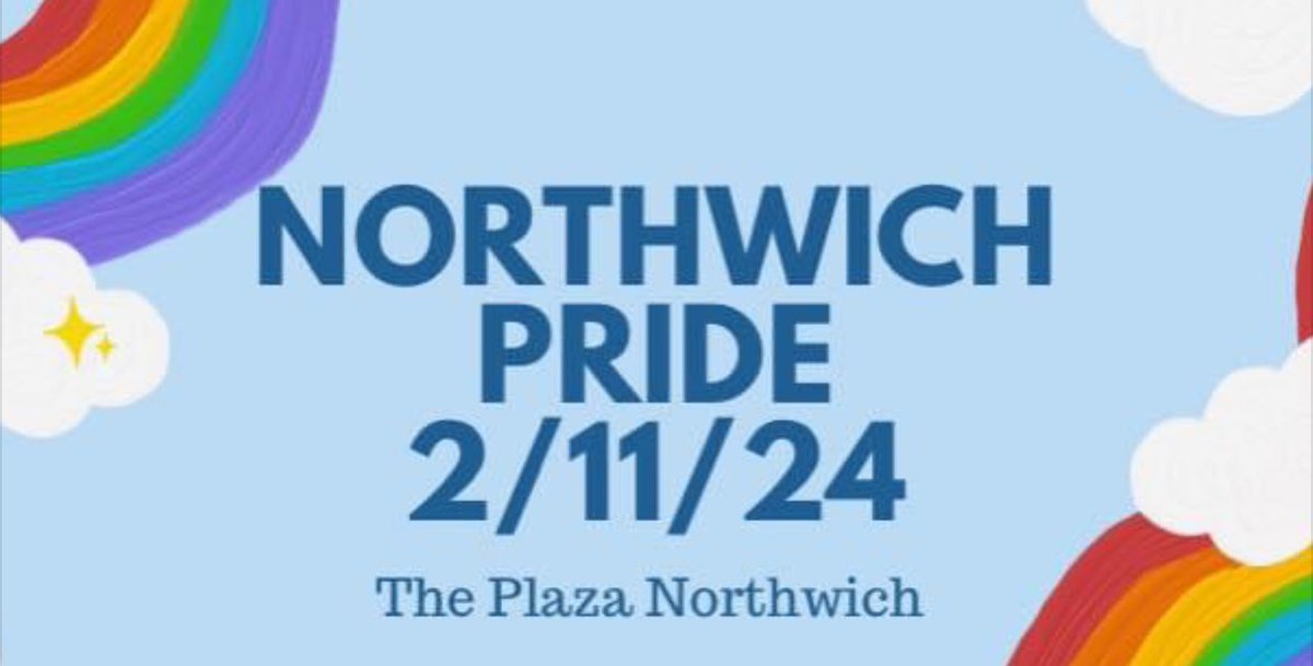 Well this is a first for Northwich. We are having our first PRIDE in November. #Pride #NorthwichPride #Northwich