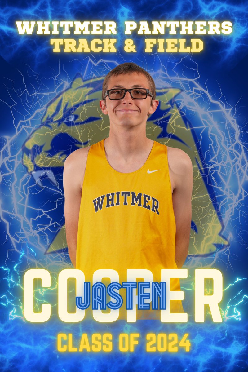 Senior Spotlight:
Jasten Cooper
Favorite track memory: Breaking under the 5 minute mile.
Future Plans: Attend the University of Toledo and major in Geography and Planning.