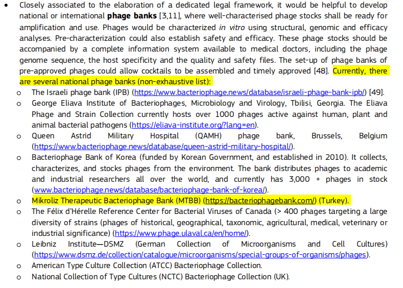 Mikroliz Terapötik Bakteriyofaj Bankamız (MTBB), Avrupa Birliği raporunda! <a href="/Tubitak/">TÜBİTAK</a> <a href="/tubitakteydeb/">TUBITAK TEYDEB</a> publications.jrc.ec.europa.eu/repository/bit…