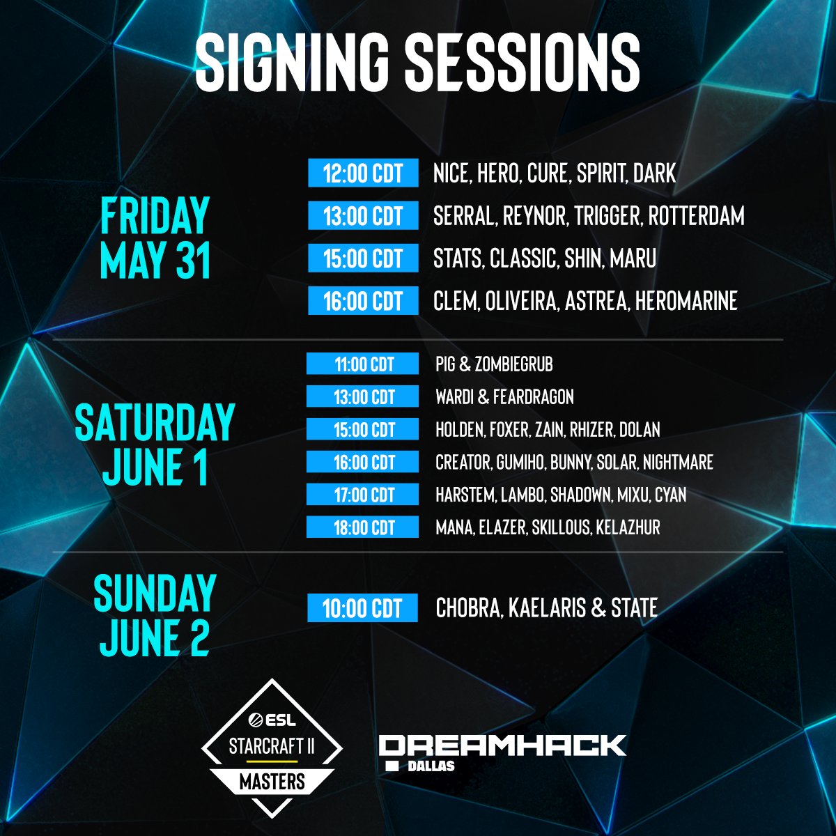 The signing sessions return! ✒️

Come and collect some high-fives from your favourite players &amp; talent 👇👇