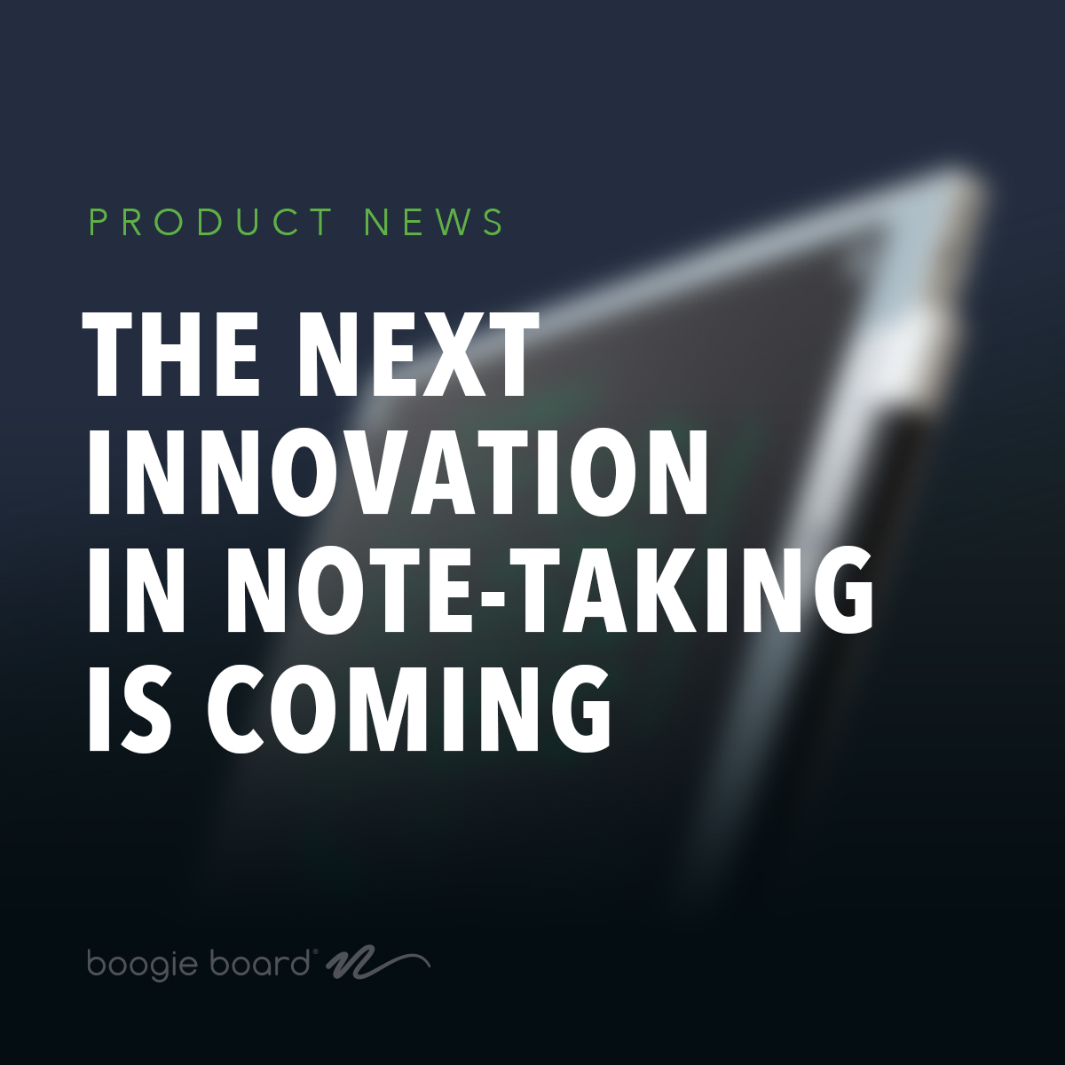 💡Exciting News! Our boldest #NoteTaking solution to date is almost here.✨Head to myboogieboard.com, scroll to the bottom, and sign up for our email list to be alerted ahead of the crowd once pre-order is live. #TechLaunch #BoogieBoard #MyBoogieBoard #Innovation