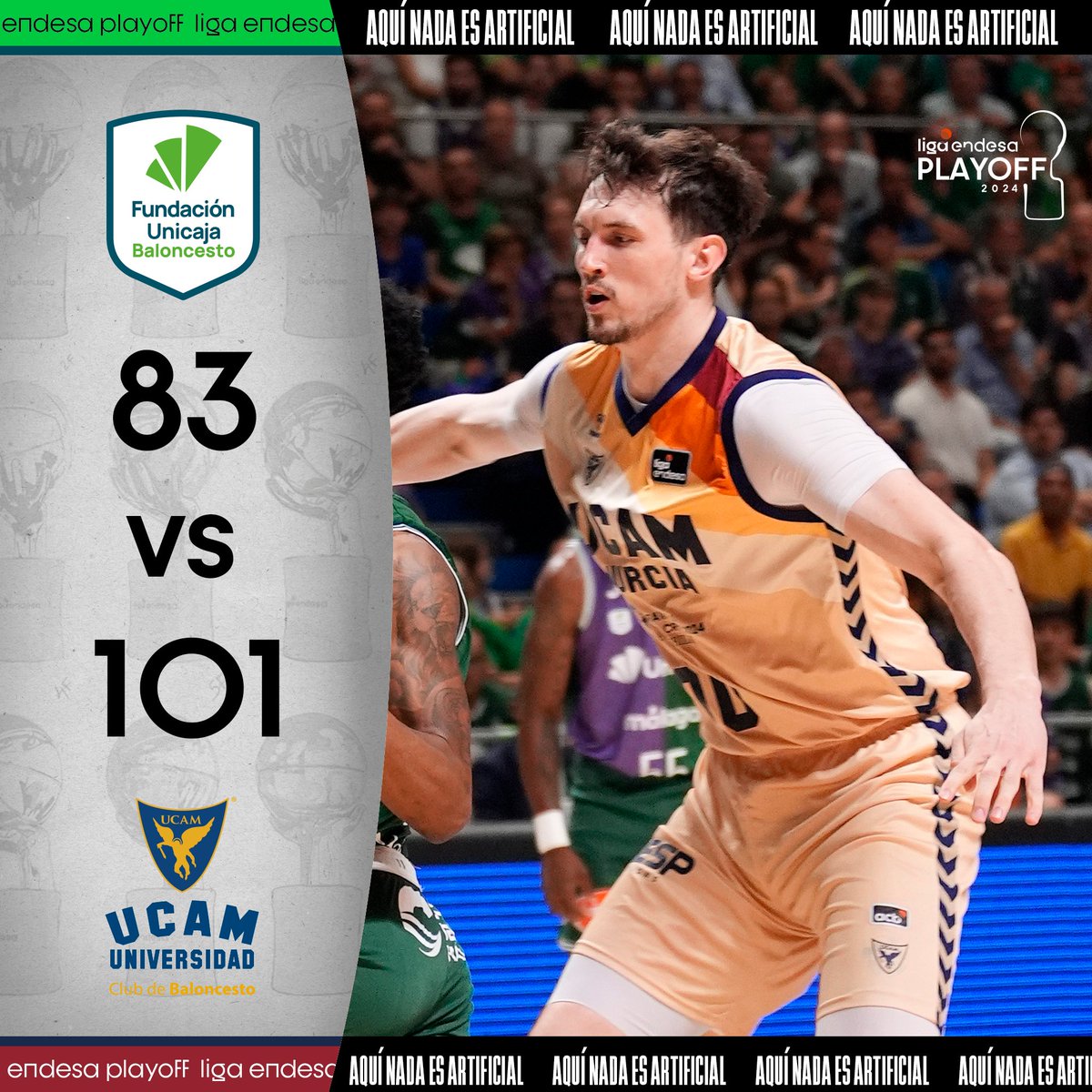 La historia de este <a href="/UCAMMurcia/">UCAM Murcia</a> de Sito Alonso se empieza a parecer cada vez más la de aquel TDK Manresa de Luis Casimiro que ganó la Liga ACB en 1998 y en la que es para mí una de las más grandes gestas en la historia del deporte.

'El maravilloso mundo del baloncesto'.