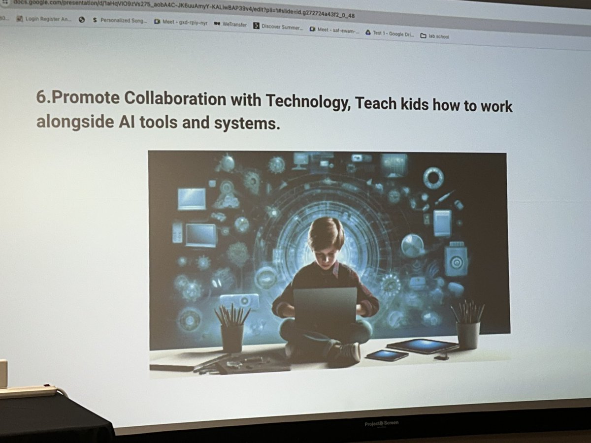 Teach kids how to work alongside AI tools and systems #genai #aiareall #aieducation