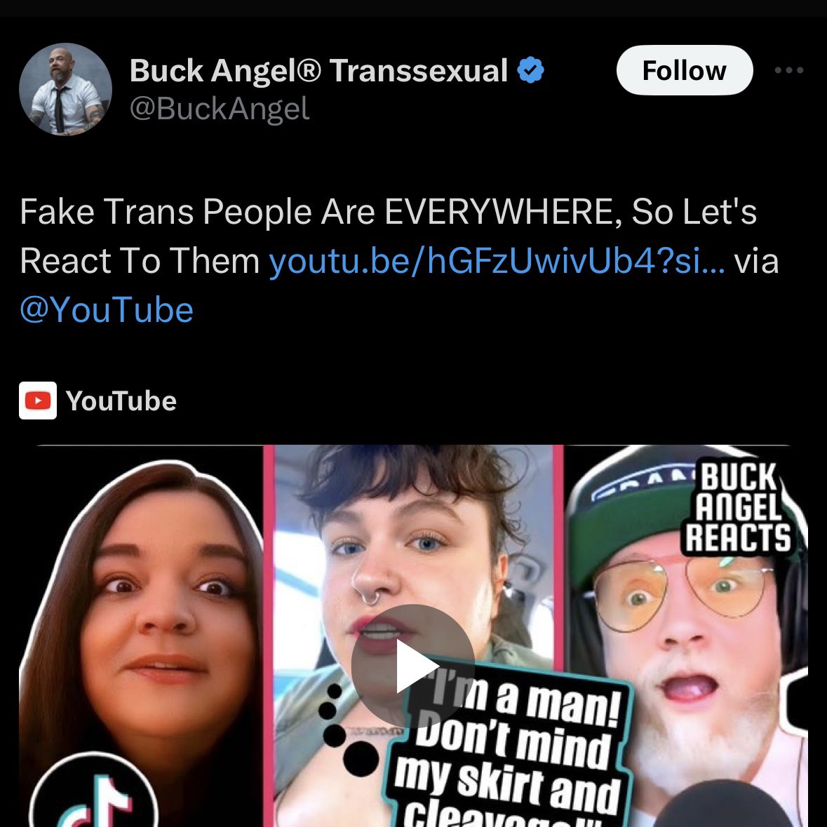 Well, if this isn't a self-own.

Is there any other kind, @BuckAngel?
