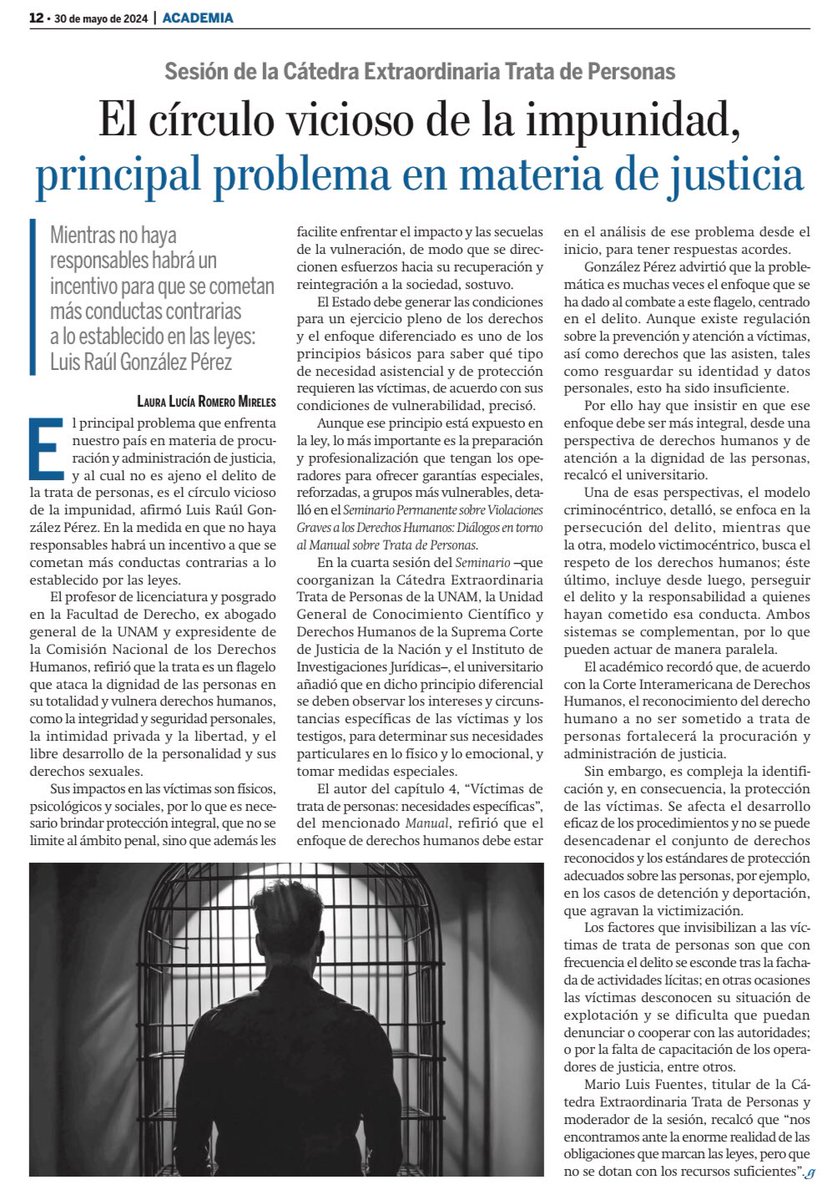 TrataUNAM's tweet image. Les compartimos la nota que publicó @Gaceta_UNAM respecto a la cuarta sesión de nuestro #Seminario #Permanente sobre #violaciones graves a derechos humanos: diálogos en torno al Manual sobre #Trata de #Personas. 

gaceta.unam.mx/el-circulo-vic…

#CátedraTrataUNAM