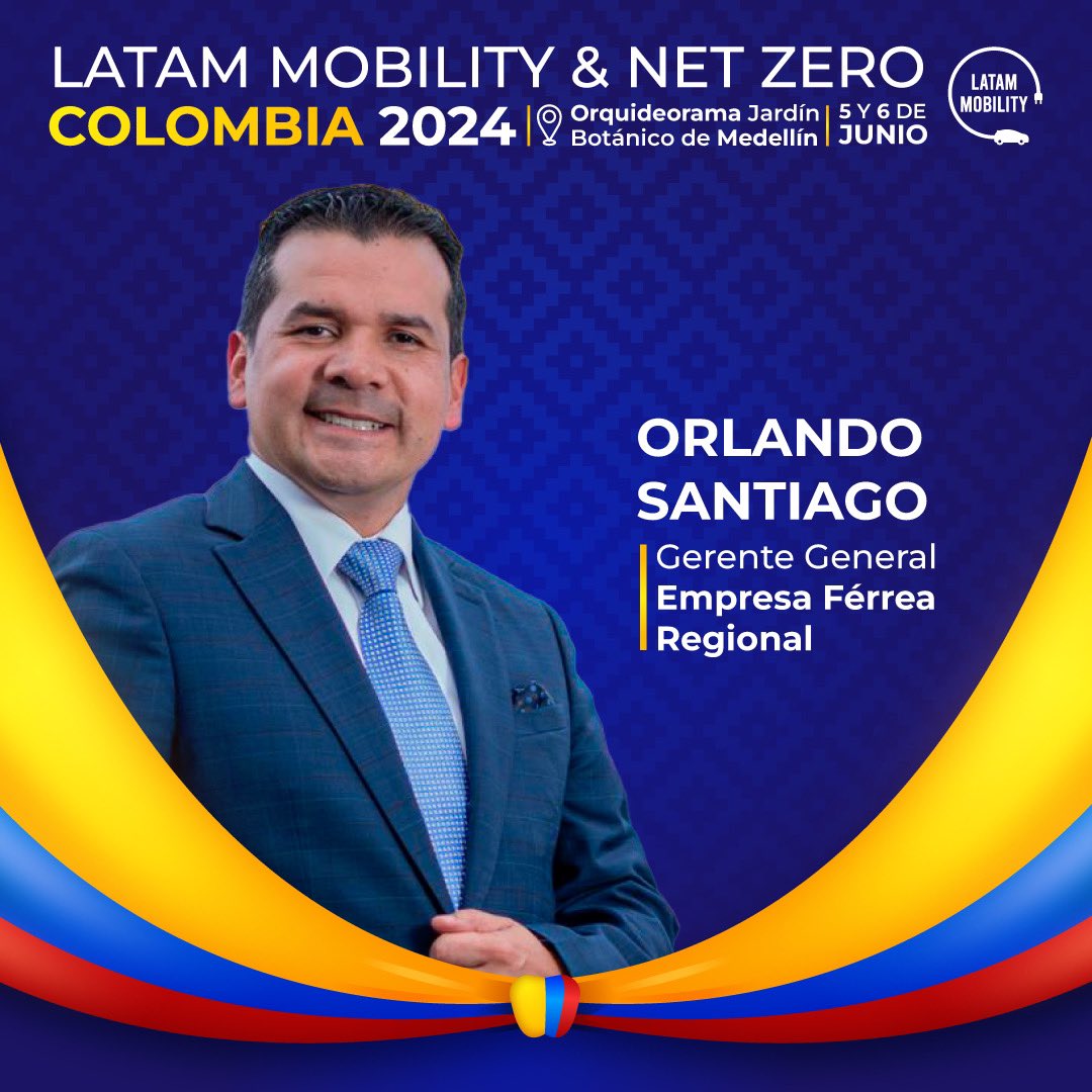 🗣️ Nuestro gerente <a href="/OrlandoSantiagC/">Orlando Santiago Cely</a> estará presente en el Latam Mobility &amp; Net Zero Colombia 2024, compartiendo ideas para una movilidad más sostenible y descarbonizada en la región Andina. 

¡Únete a la conversación por un futuro más verde! 🌱