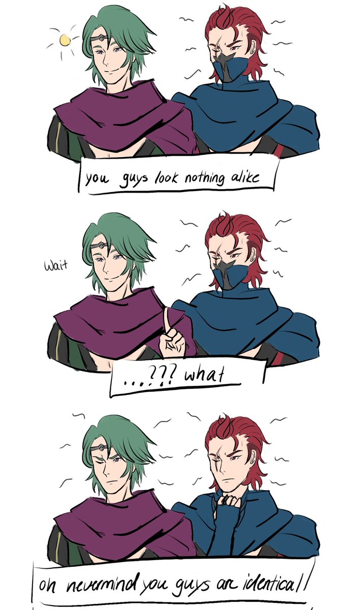 Immediately thought of Kaze and Saizo #FireEmblem