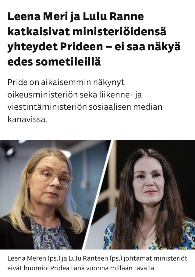 Tämäkin on vastoin Orpon ja @anna_maja nollatoleranssia ja tiedonantoa jolla 'poistettiin' rasismi hallituksesta. Tiedonannossa sitouduttiin edistämään strjimättömyyttä #orpo #persut #äärioikeisto #meri #ranne