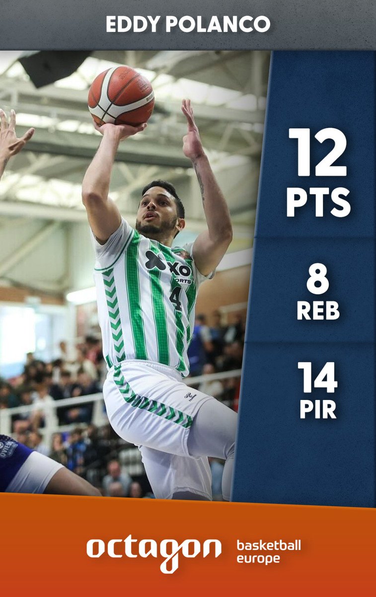 Buen partido de <a href="/eddypt08/">eddy polanco</a> con el <a href="/RealBetisBasket/">Real Betis Baloncesto</a> vs <a href="/MovistarEstu/">Movistar Estudiantes</a> insuficiente para conseguir la victoria. 
Fin de trayecto esta temporada. 
Gran trabajo 👏👏👏 
<a href="/OctagonBballEU/">Octagon Basketball Europe</a>