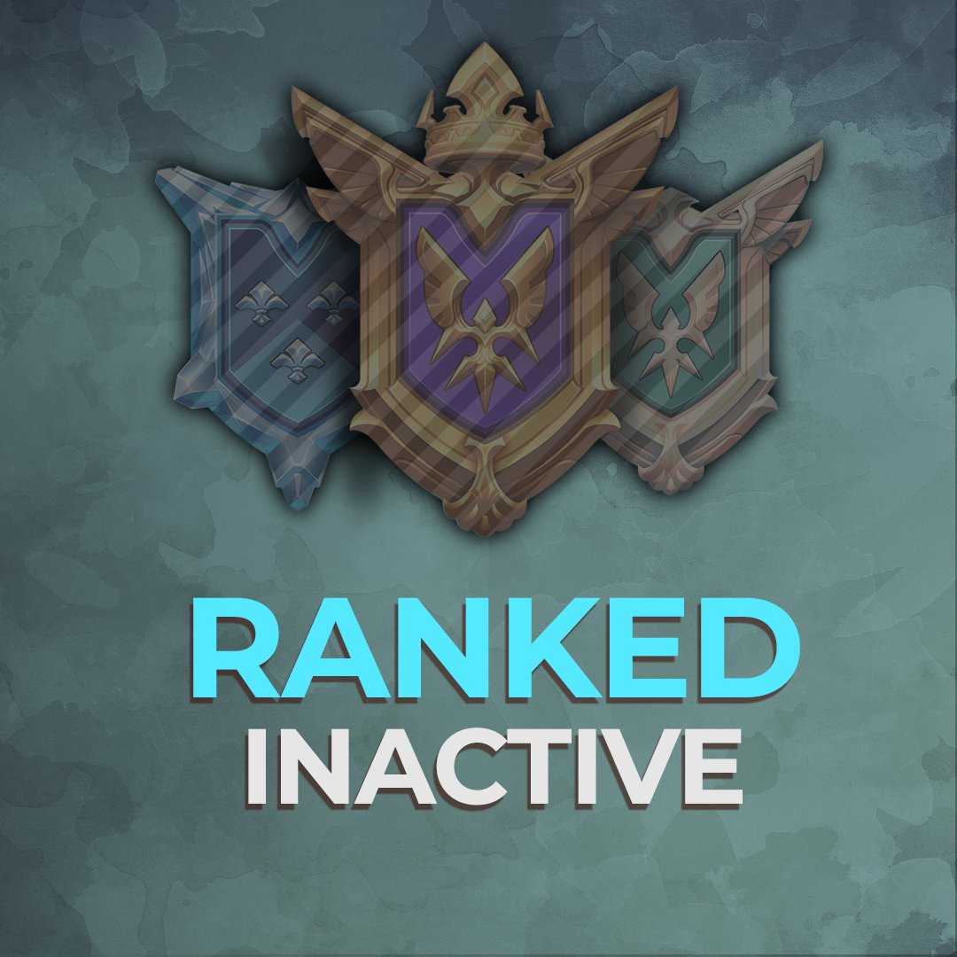 In order to prevent erroneous loss of TP, we're disabling Ranked until our second hotfix. Our current projected date is June 19th &amp; players will have a month to finish Split 1 rewards. 

Starting now, Payload returns as an active mode! Tomorrow, Caut Lacking takes over as LTM.