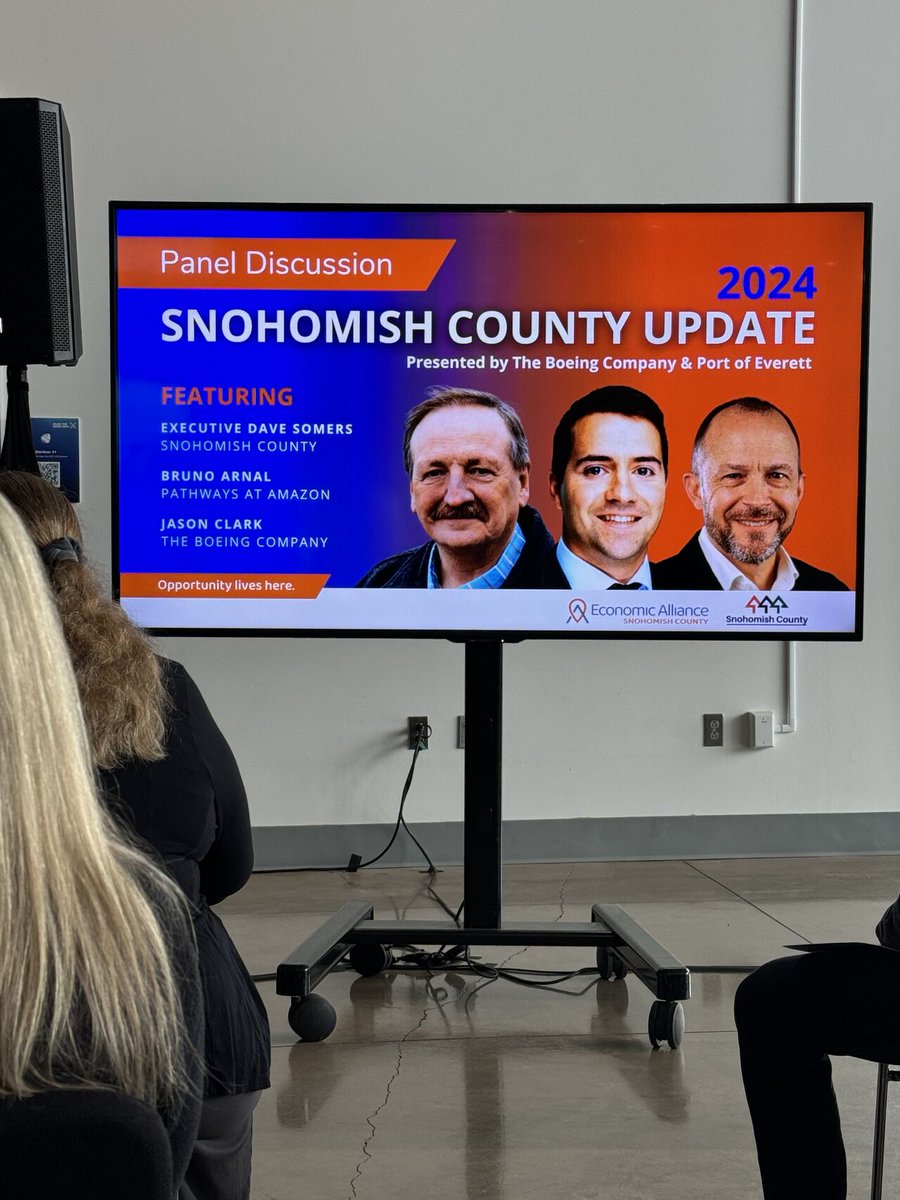 Attended the Snohomish County update on May 28 at Boeing Future of Flight #BoeingFoF with the <a href="/EverettCC/">Everett CC</a> leadership team. Great partnerships and great things to come. <a href="/Boeing/">The Boeing Company</a> <a href="/amazon/">Amazon</a>