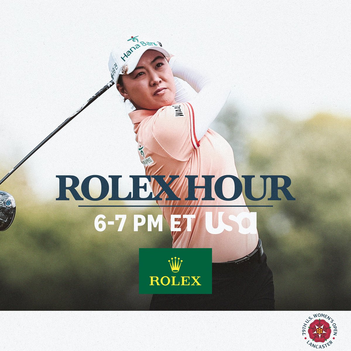 Don't miss a moment of our opening round! Enjoy uninterrupted coverage from 6-7 p.m. ET presented by @ROLEX.