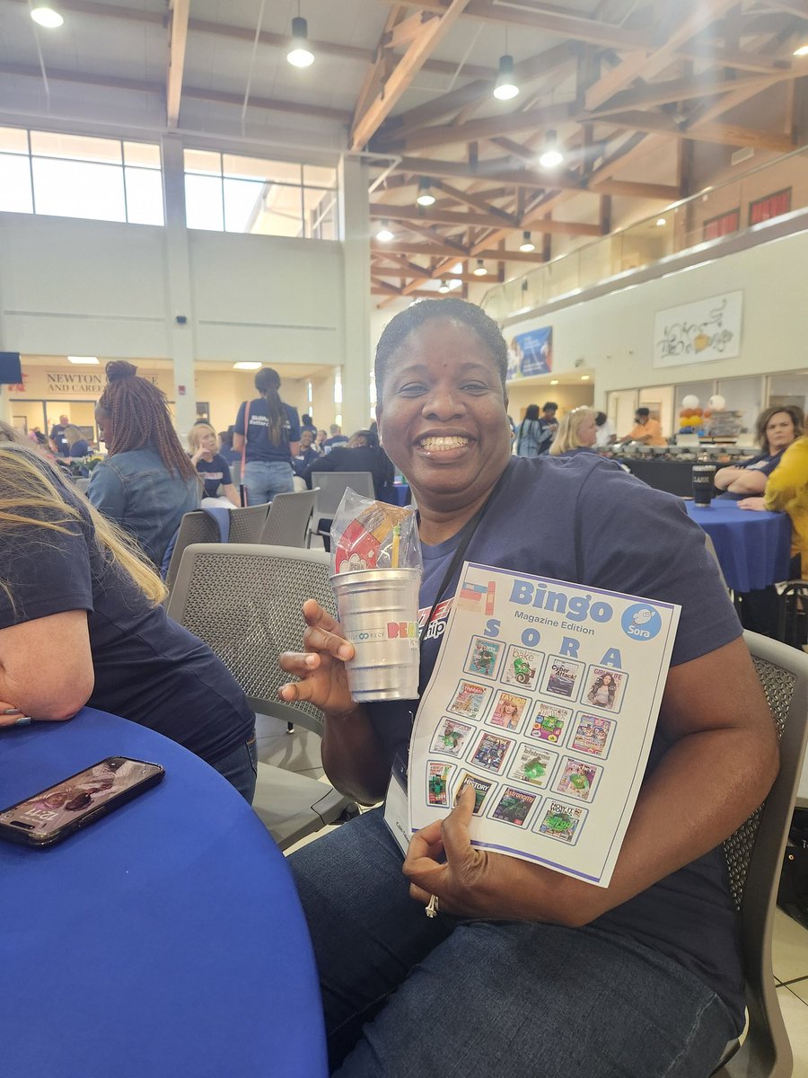 Prin_Blackshear's tweet photo. We have a winner! Our TOTY, Mrs. Olabiyi won at the Instructional Playground at #ncsignite24 https://t.co/WrJdFQ6SjY