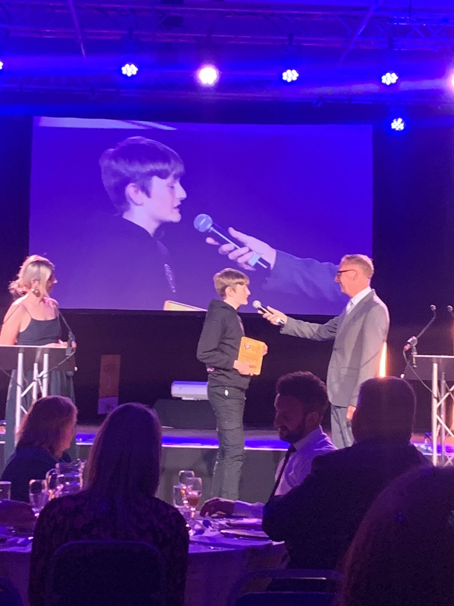 So proud of Jack Tait who tonight was awarded the Youth Champion Award <a href="/elcourier/">East Lothian Courier</a> well done Jack!!