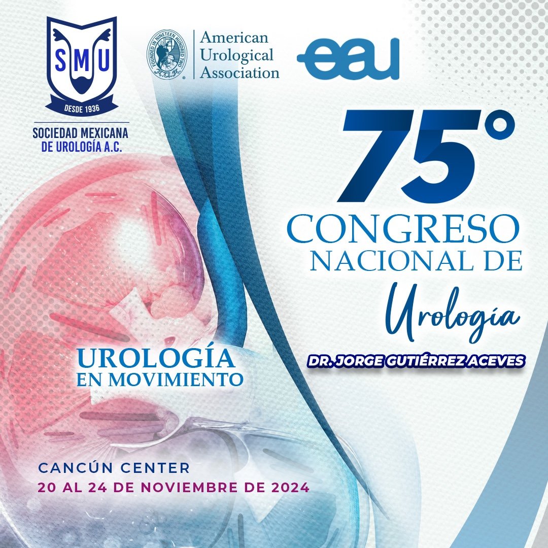 ¡Prepárate para el 75º Congreso Nacional de Urología! 🌟🩺 Del 20 al 24 de noviembre, nos reuniremos en Cancún Center para explorar los últimos avances y compartir conocimientos. ¡INSCRIPCIONES ABIERTAS! congresosmu2024.mx 

#SMU24 #UrologíaEnMovimiento