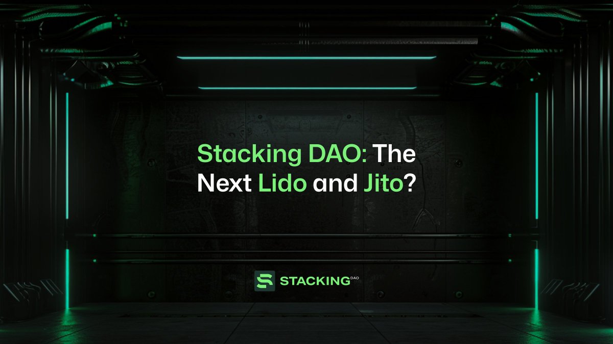 .<a href="/LidoFinance/">Lido</a> and <a href="/jito_sol/">Jito</a> lead Liquid Staking on Ethereum and Solana, with TVLs of $36B+ and $1.8B+.

Stacking DAO has $100M in TVL, but can it reach these giants?

Let's compare their growth and metrics with Stacking DAO's rise since launch. 🧵⬇️