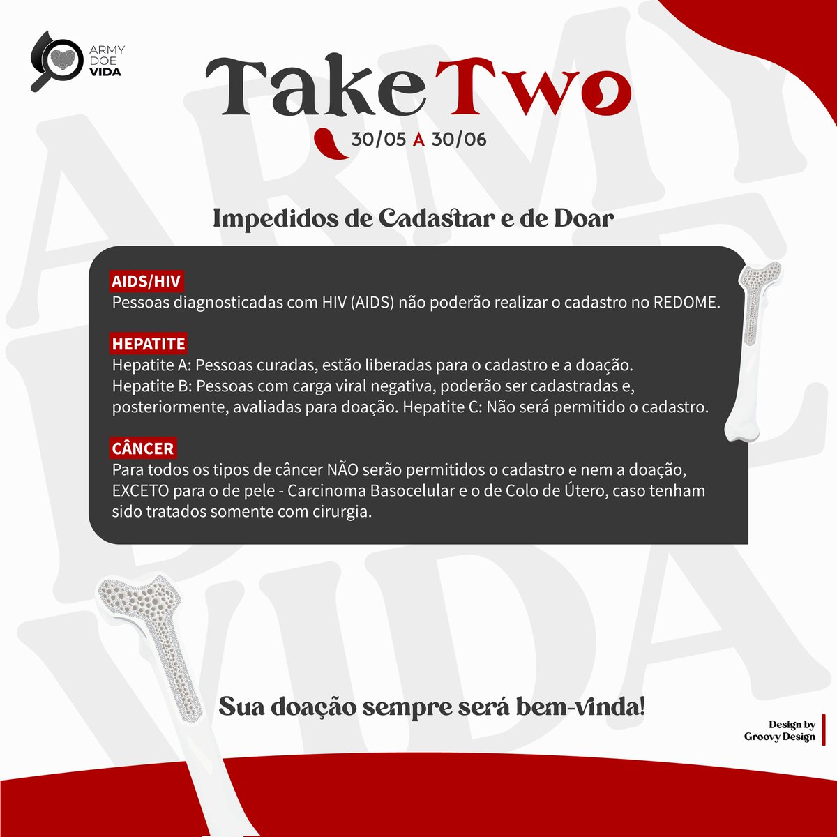 armydoevida's tweet photo. E aí ARMYs, vamos salvar vidas hoje?Hoje daremos início ao:
• 14° projeto de doação de sangue;
• 2° projeto de doação de medula óssea;
• 2° projeto de doação de leite materno.
Com a participação de outras 65 fanbases!

Em comemoração ao aniversário de 11 do BTS! https://t.co/hBIYe6aP4i