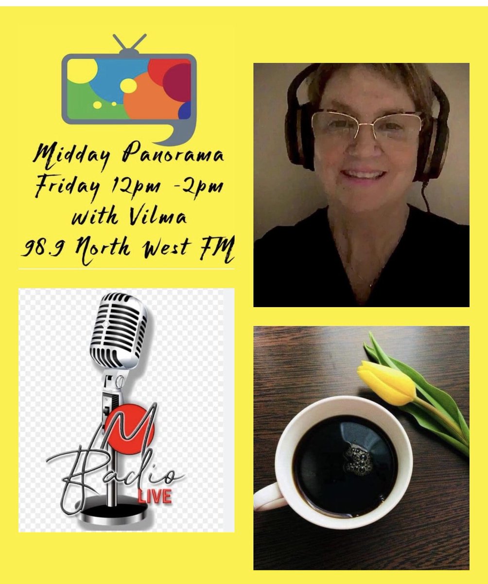 Midday Panorama with Vilma Formosa.

The radio program that delivers Cool Music' ,What's On',  interviews with amazing people & local information and news.

Fridays from 12pm to 2pm on your local community radio station ,98.9 North West FM.