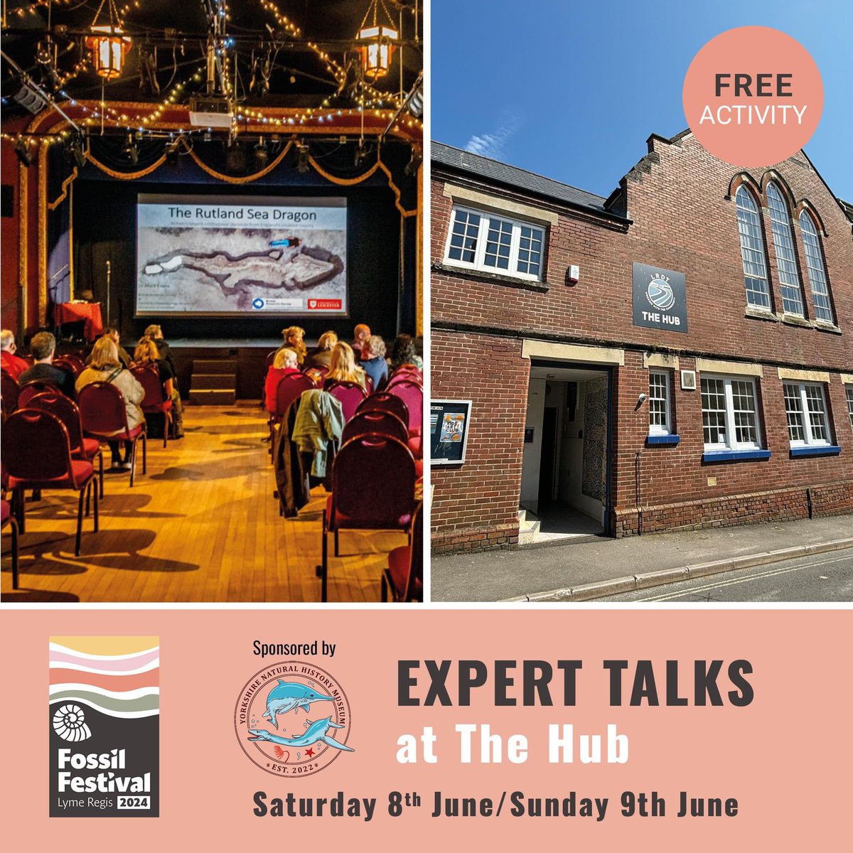 We are proud to be sponsoring the EXPERT TALKS at the Lyme Regis Fossil Festival. 🗣️

Find out more at fossilfestival.com/lyme-regis-fos…
