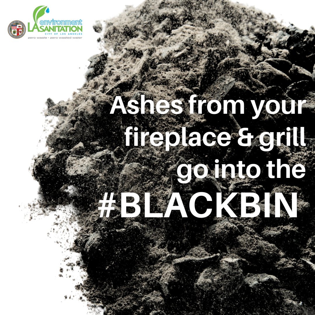 LACitySAN's tweet photo. Ash & charcoal from your #firepit & #grill should be placed in the #blackbin when completely cooled. Putting ash in the green bin can alter the pH balance of the #compost and contaminate it.
https://t.co/vaWQ1qQQZj
#fireprevention #losangeles #bbq #outdoors #summer #grilling https://t.co/EulCF4QvrD