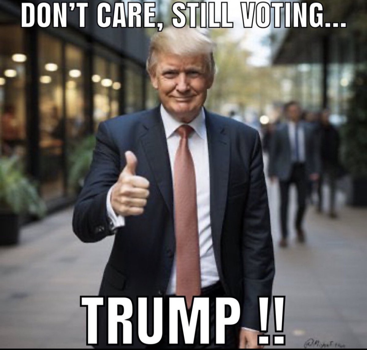 I don't care what the verdict is, I'm still voting for Trump