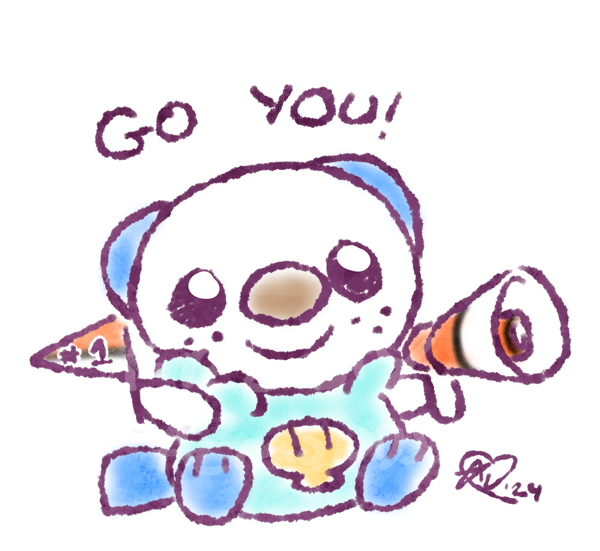 (Almost) Daily Oshawott 514. Motivational Wott is here to be your biggest fan and cheer you on. #Pokemon