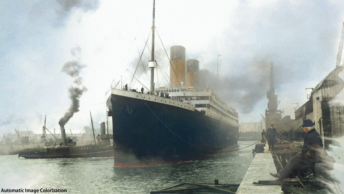 113年前の今日。1911年5月31日，豪華客船「タイタニック」号が進水した